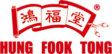 Red logo White background